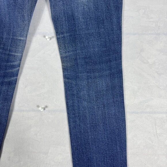 Miss Me Skinny Jeans Womens Blue Deinm Studded Whiskering Pockets Outdoor 25 - Picture 6 of 16